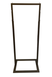 Bronze signage display stand